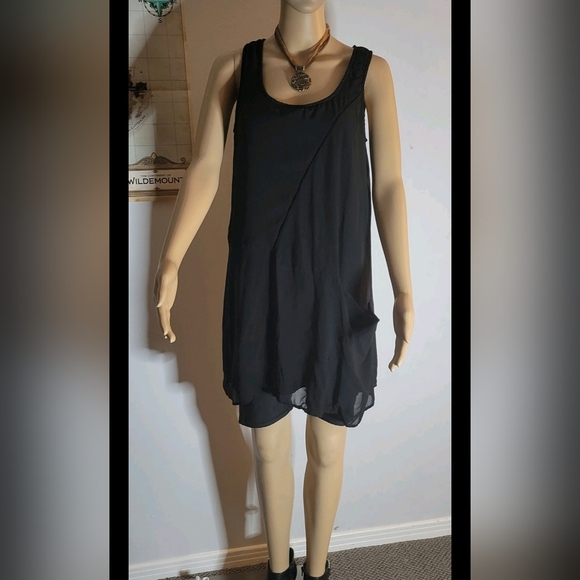 Dolcezza Mini Black Dress, size S - Picture 2 of 3